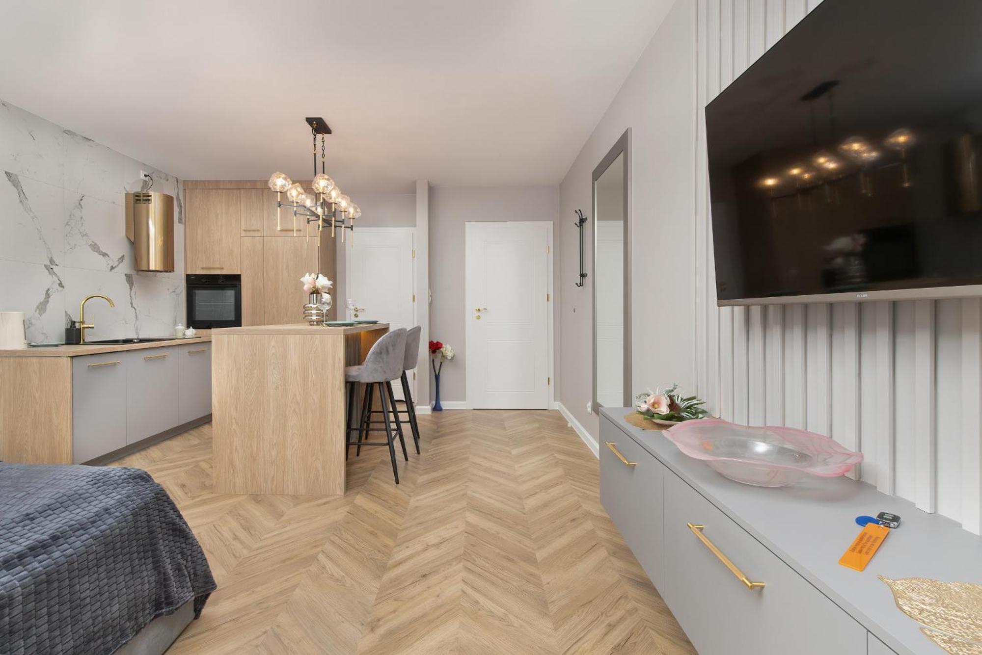 Elegant Studio For 2 People In Gdansk By Noclegi Renters エクステリア 写真